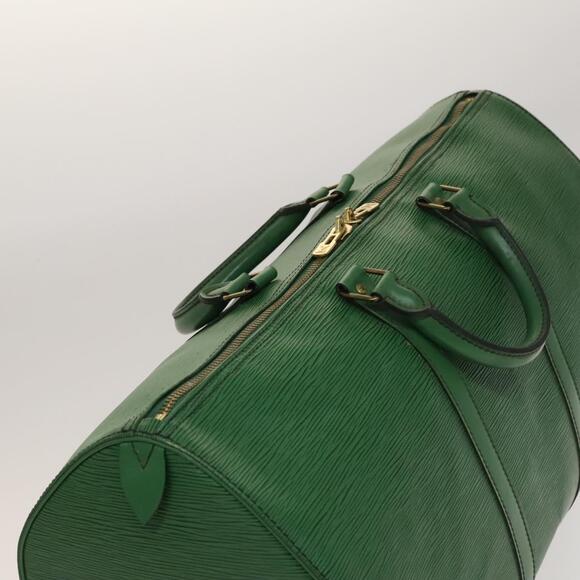 LOUIS VUITTON Epi Keepall 50 Boston Bag Green M42964 - Picture 6 of 16